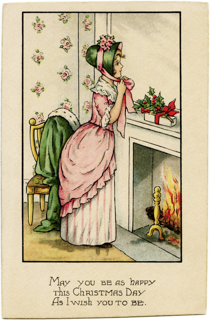 Printable Victorian Christmas Cards